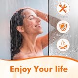 Ibergrif 1000mm Bath Shower Screen Door Seal Strip 5-8mm Glass Adjustable view 7