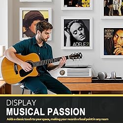 Emfogo 2 Pack Vinyl Record Frame, Album Frames for