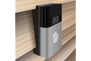 Karbay R-ing Doorbell Siding Mount/Vinyl Siding Angle Adjustment Mount for Rin-g Video Doorbell, Ring 2, R-ing 3, Ring 3 Plus Video Doorbell for Standard Style S-iding