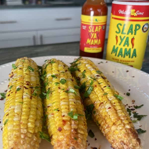 SLAP YA MAMA CAJUN SEASONING FROM LOUISIANA, ORIGINAL BLEND, NO MSG AND KOSHER, 8 OUNCE (PACK OF 2)