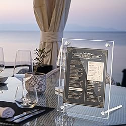 Kevenal QR Code Signs, 4 x 6 Inch Clear QR Code