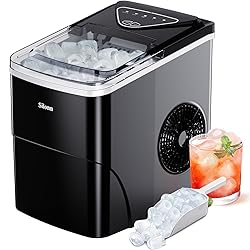 Silonn Countertop Ice Maker, Auto-Cleaning Portable