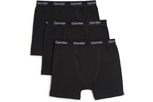 Calvin Klein boys Calvin Klein Boys' Modern Cotton Boxer Brief Underwear 3-pack