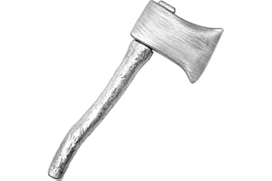 obmwang Fake Axe Prop Costume Axe Props for Halloween Cosplay Party Silver