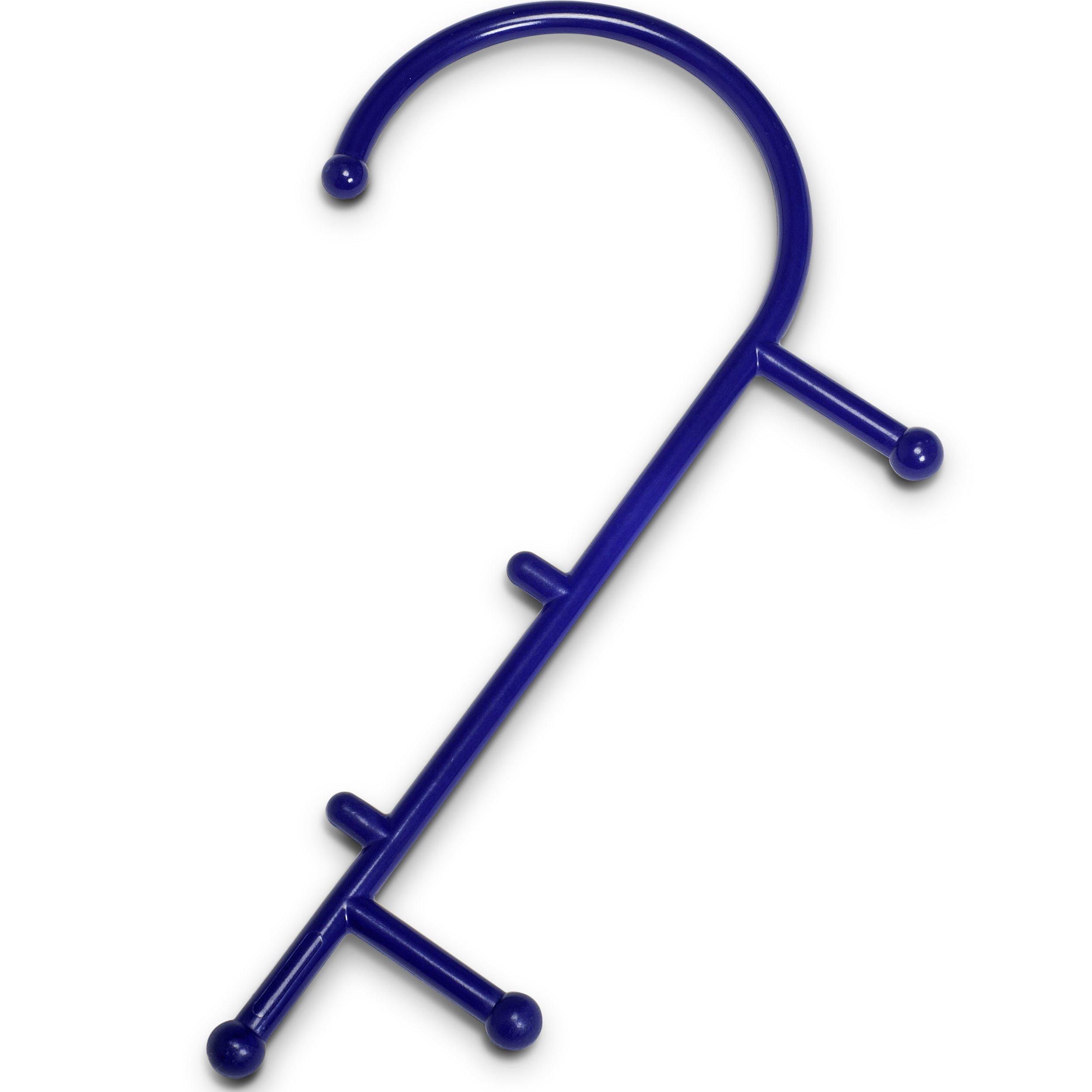 The Winner 2021 Extra Durable Massage Cane - Developed by Physiotherapists - Body Heat Responsive - Made from BIO-Based Materials, No Toxins - Smooth Edges - 2X More Tension Reduction, Blue