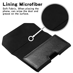 Maiddos Surface Duo 2 Case, Luxury PU Leather Case