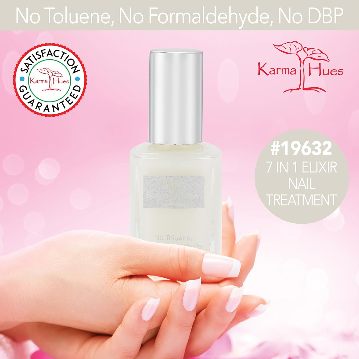 Karma Organic 7 In 1 Elixir Nail Treatment Non-Toxic Vegan Cruelty-Free : Beauty