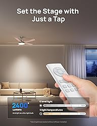 Dreo Ceiling Fans with Lights and Remote, 52