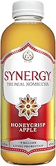 SYNERGY The Real Kombucha Honeycrisp Apple - 16 fl oz Bottle - Raw Probiotic Drink for Gut Health and Immune Support