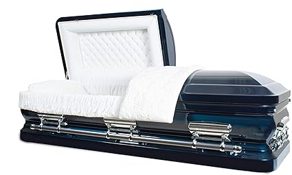 Amazon Com Overnight Caskets Royale Blue With White Velvet