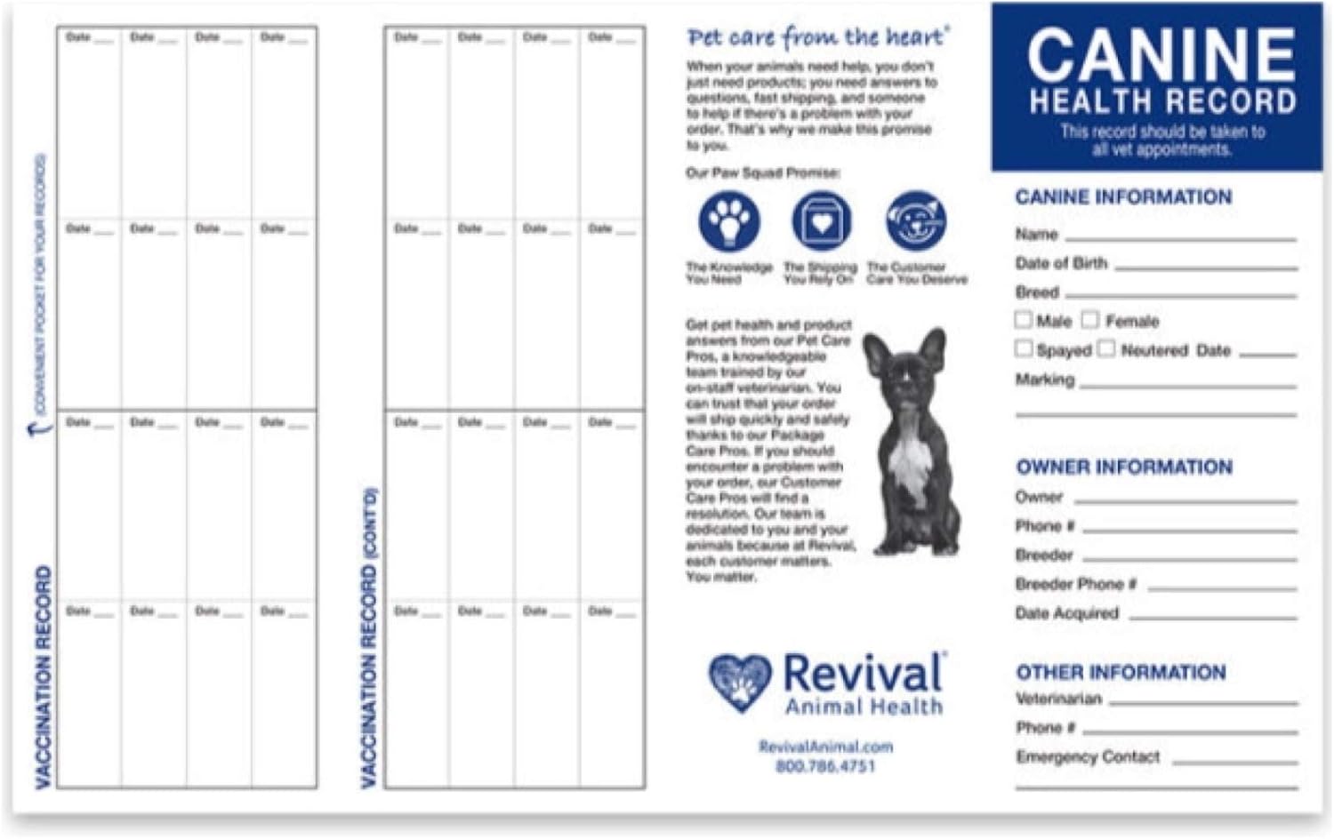 revival dog vaccines