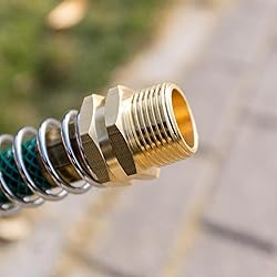 RouLiPouLi Brass Garden Hose Adapter, 3/4" GHT