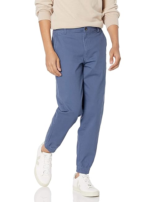 Amazon Essentials Men's Straight-Fit Chino Jogger Pant, Indigo, X-Large