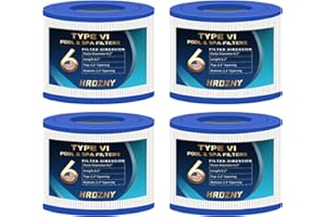 Hrozny Type VI spa Filter and hot tub Filter Replacement Cartridge for Inflatable hot tub Filters(4pack)