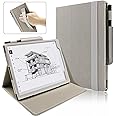 Remarkable 2 Case, 10.3 inch Digital Paper Cover Case (2020 Released), Slim Lightweight Book Folios Cover for Tablet with Pen Holder/Hand Strap/Elastic Strap/Multi-Viewing Angles (Gray)