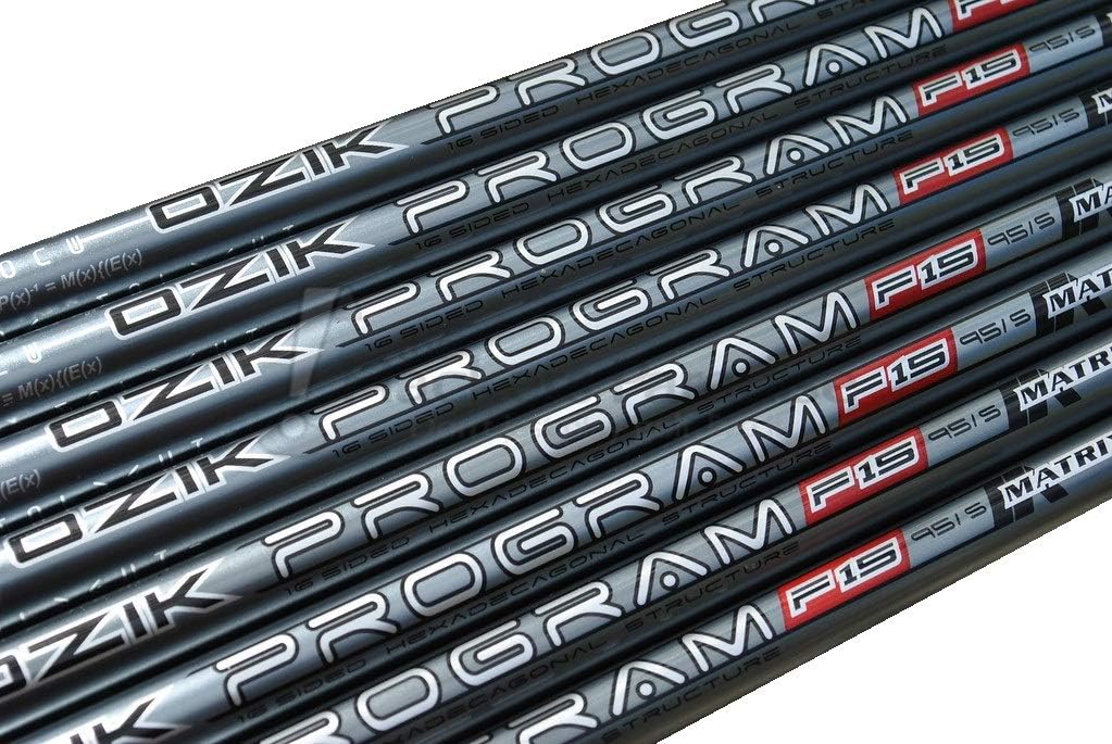 Matrix Ozik Program F15 80 Graphite Iron Shafts 4-PW, Set of 7 Shafts (Choose Flex)