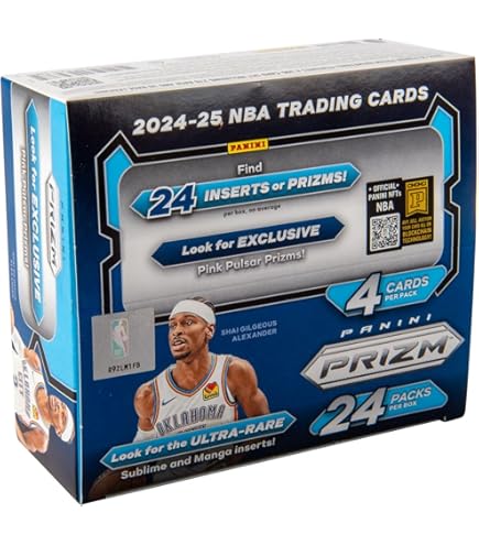 Amazon.com: 2021/22 Panini Prizm NBA Basketball Retail Box - 24