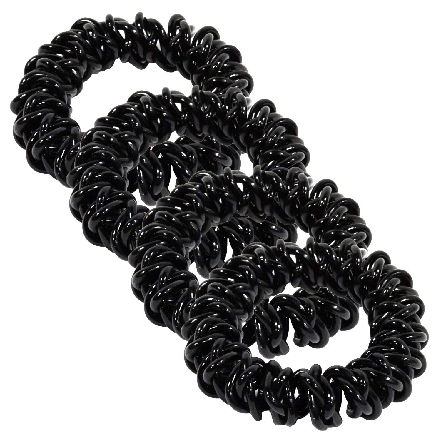 The 10 Best Black Plastic Coil Ladies Fashion Hair Ponytail Holder Hair Care