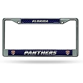 Rico Industries NHL Florida Panthers Standard Chrome License Plate Frame , 6 x 12.25"