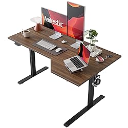 Agilestic Electric Standing Desk, L-Shaped 55