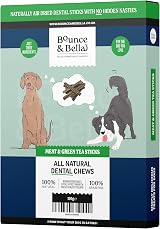 Bounce and Bella Natural Dog Dental Chews Chewy Chicken Beef Green Tea 100g view 9