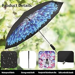 ZDSSM Compact Travel Umbrella Inverted Reverse