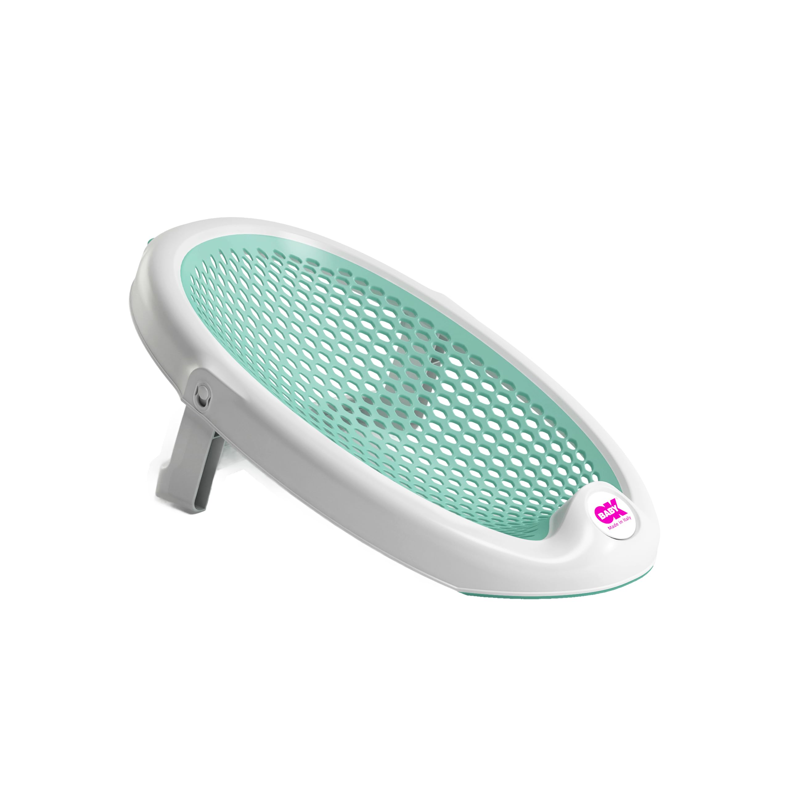 OKBABY Jelly Soft and Comfortable Foldable Bath support for Baby Bathing, 0-8 Months (8kg), Turquoise