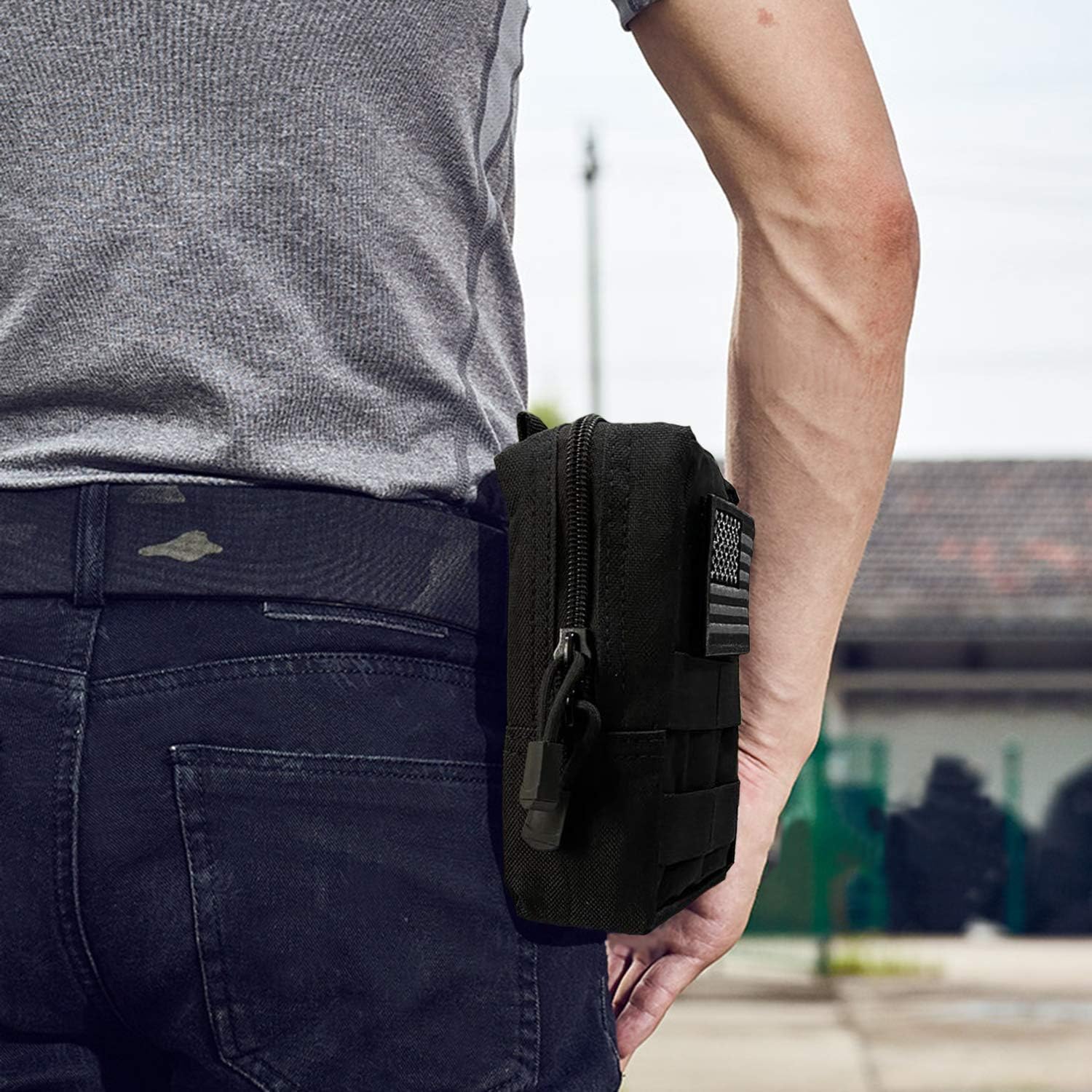 YDa MOLLE Pouch EDC Pouch Multi-Purpose Compact Tactical Waist Bags Small Utility Pouch 2 Pack : Sports & Outdoors