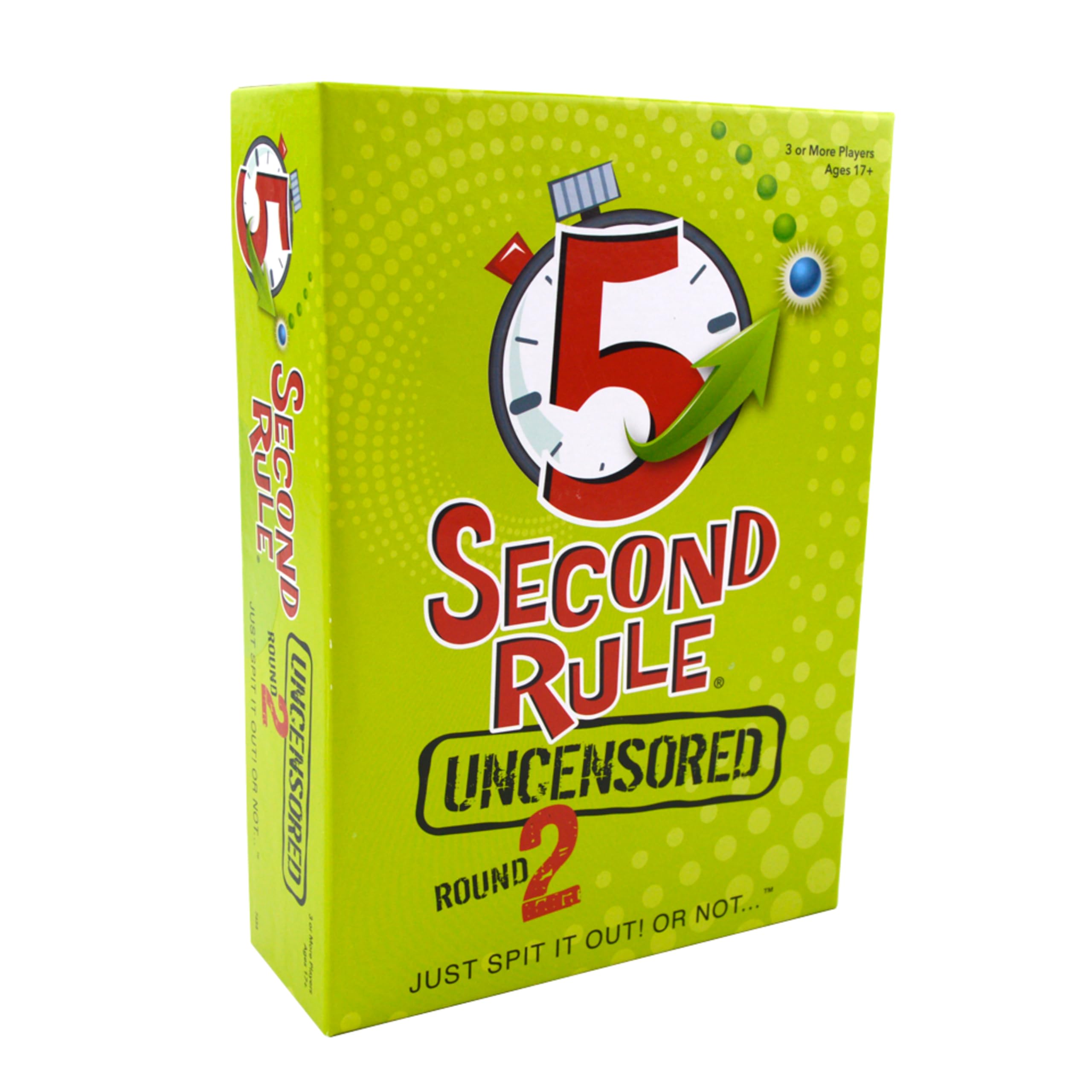 5 Second Rule Uncensored Card Game - Just Spit it Out…Or Not! - Quick-Thinking Party Game - Adult Humor - Party, Travel, Games Night, Ages 17+ Image 5 Second Rule Uncensored Card Game - Just Spit it Out…Or Not! - Quick-Thinking Party Game - Adult Humor - Party, Travel, Games Night, Ages 17+ Image