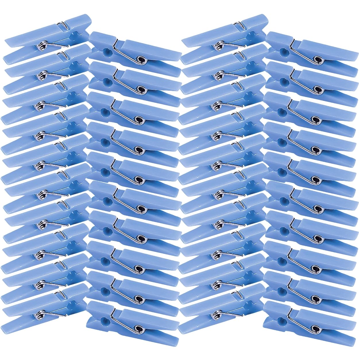 48 pc Baby Shower Clothespin Game ~ Blue