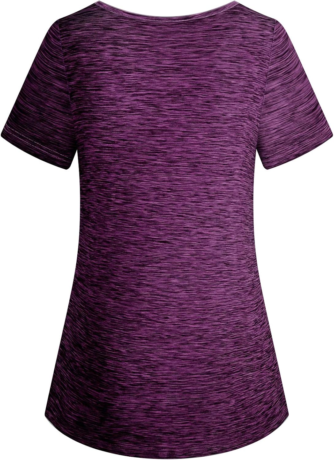Cucuchy Womens Yoga Workout Tops Short Sleeve Crew Neck Casual Fitness Shirts at  Women’s Clothing store