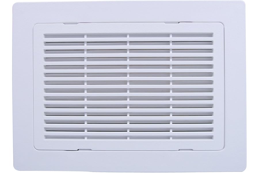 Oatey 34247 Louvered Design Access Panel Frame ABS 6x9 , White