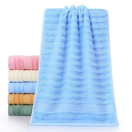 Mush Ultra Soft, Absorbent and Anti Microbial 600 GSM Bamboo Bath Towel (Sky Blue)