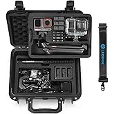 Lekufee Waterproof Hard Case Compatible with Insta360 Ace Pro 2/Insta360 Ace Pro/Insta360 Ace/Action Camera/Vlogging Camera/L