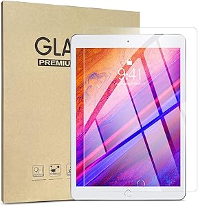 iPad 10.2 Screen Protector,Screen Protector for iPad 7th Generation (iPad 2019), Compatible with 10.2 Inch Retina Display/Apple Pencil(2 PCS)