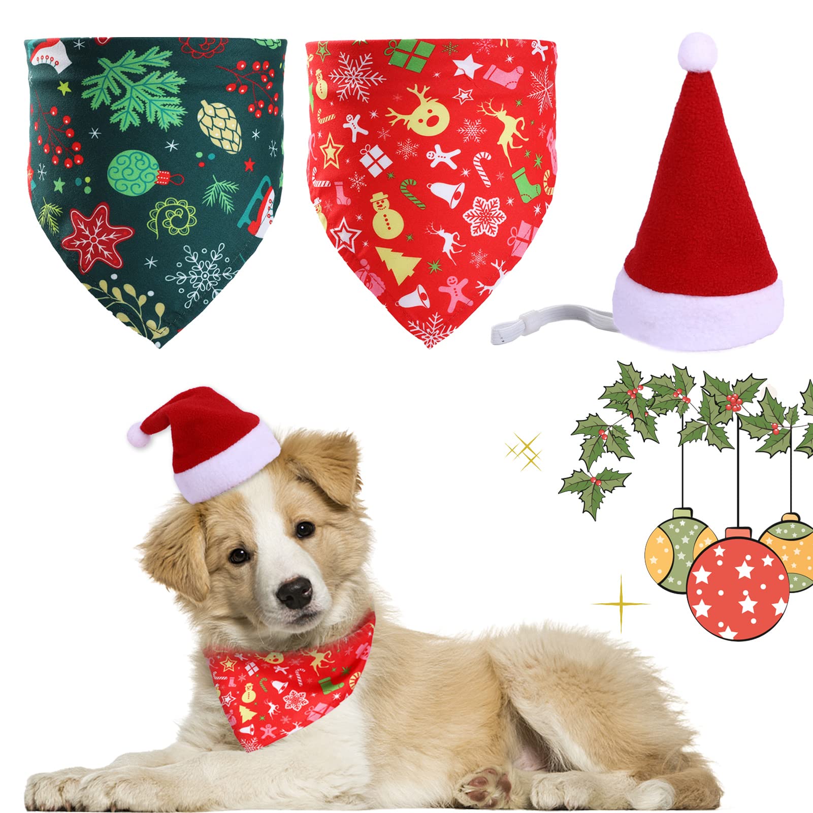 Dog Bandana (3Pcs)