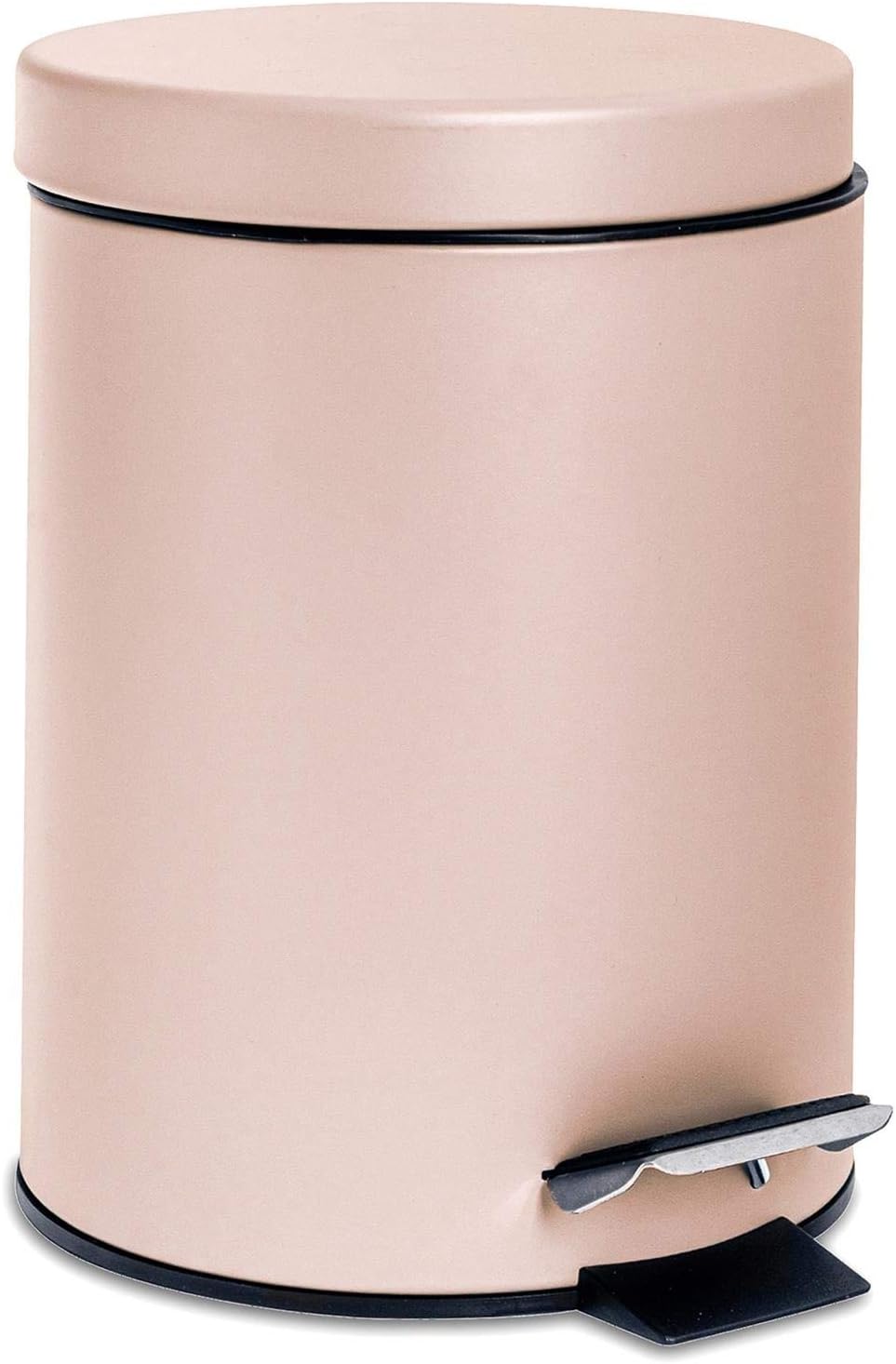 Harbour Housewares 3 Litre Bathroom Pedal Bin With Inner Bucket Matte