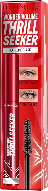 Rimmel London Thrill Seeker Mascara Bold Volume Lengthening Clump-Free view 2