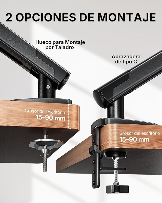 Suporte para monitor de secretária para ecrãs de 13-32", até 2-9 kg