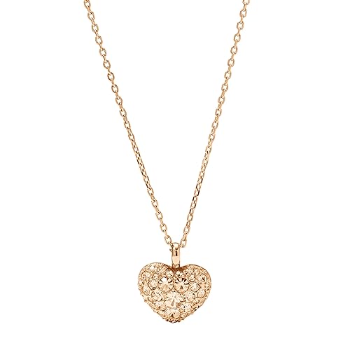 Fossil Women's Rose Gold-Tone Necklace, Color: Rose Gold (Model