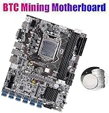 Lodokdre B75 12 Card Mining Motherboard CPU Fan 8GB DDR3 RAM 128GB SSD 12 USB3.0 view 7