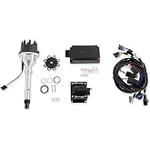 Holley Distributor, Sniper EFI HyperSpark, Hall Effect, Computer-Controlled Advance, HEI Style Terminal, Polished, Each