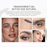 HIVETZ 2PCS Clear Eyebrow Gel Waterproof Long-Lasting Brow Styling Shaping view 2