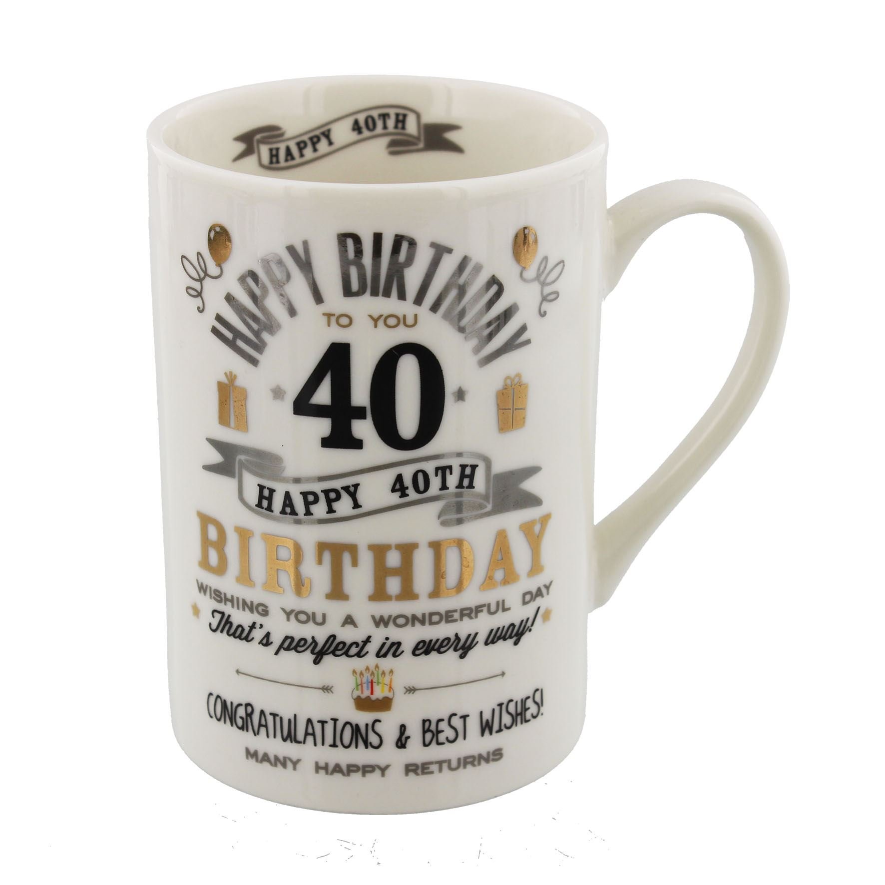 Signography 40th Birthday Gift Mug (CM24540)