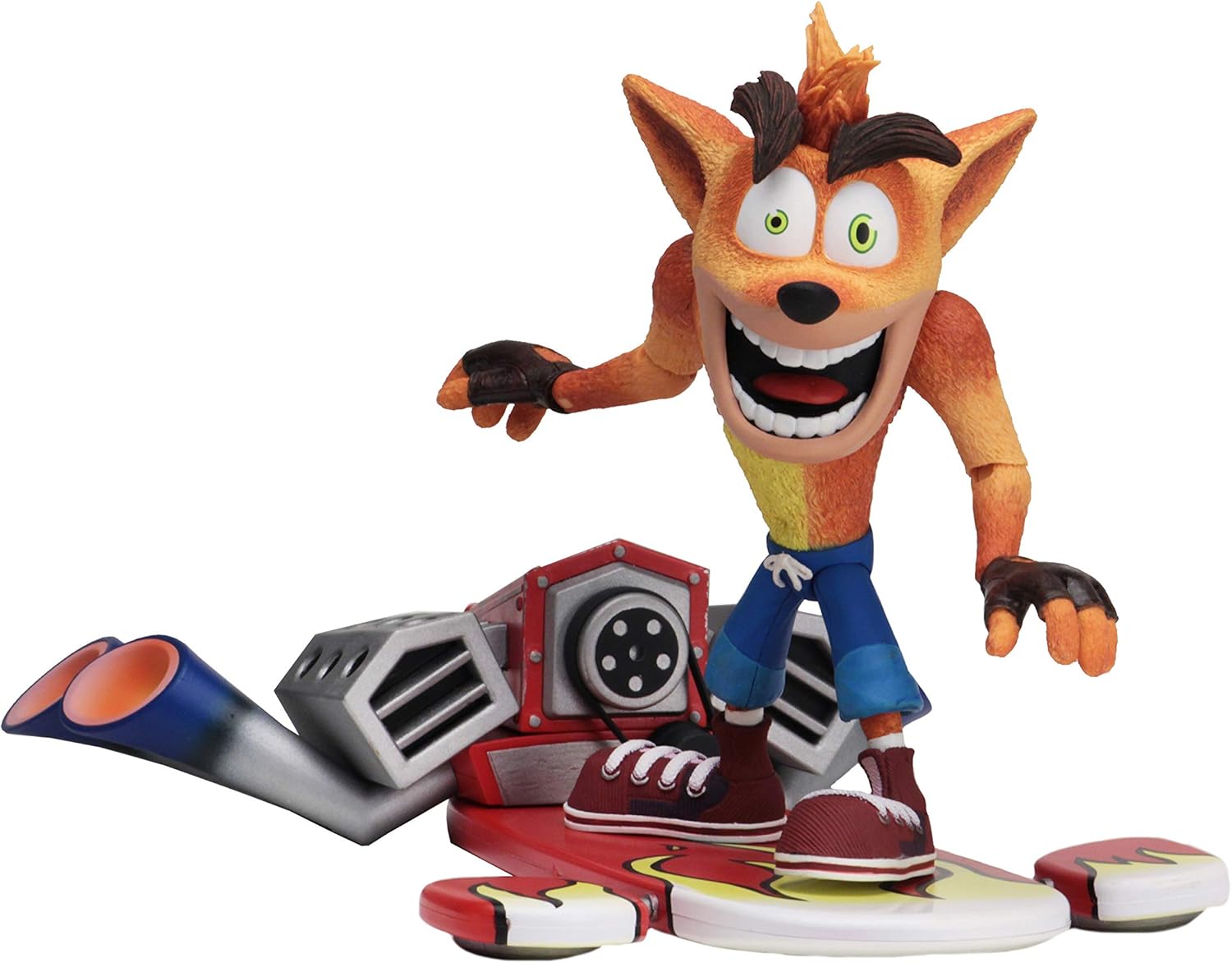 crash bandicoot deluxe figure with jet board