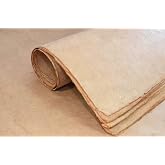 Kathmandu Valley Co. Handmade Lokta Decorative Wrapping Paper, Madder Root | Tree-free, 10 sheets 20x30 inch rolled, vegetable-dyed brown vintage decorative gift wrap, handmade in Nepal