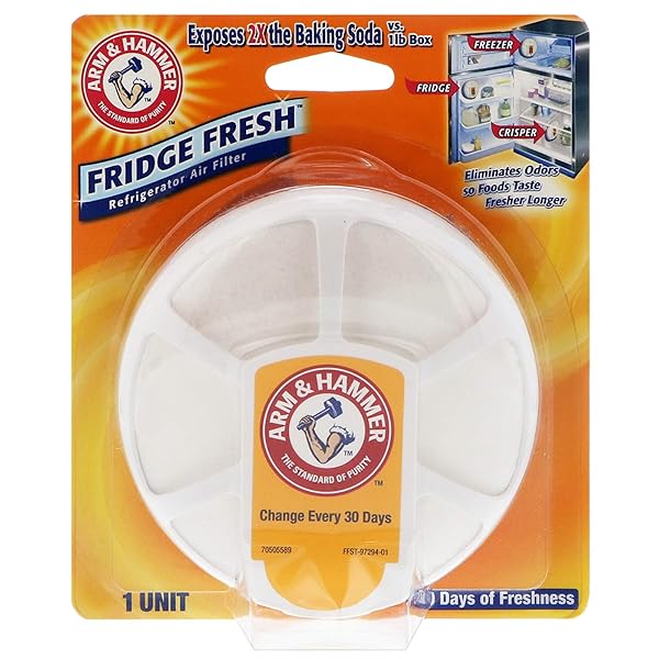 ARM & HAMMER REFRIGERATOR AIR FILTER UNSCENTED CARDED