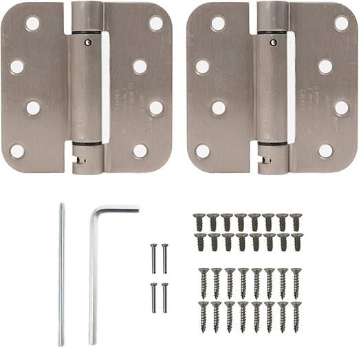 Houseables Self Closing Door Hinges Mortise Spring Hinge 5 8