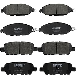 SIPAUTEC-Front & Rear Ceramic Brake Pads