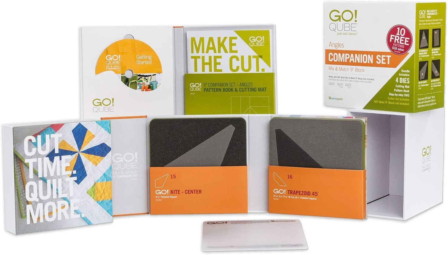 AccuQuilt GO! Qube 9" Companion Set-Angles - Image 3